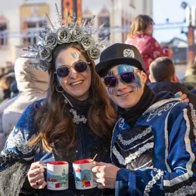 Fasnacht on Ice bei Vaduz on Ice