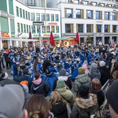 Fasnacht on Ice bei Vaduz on Ice