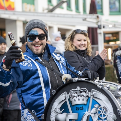 Fasnacht on Ice bei Vaduz on Ice