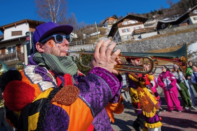 Fasnachtsumzug in Triesenberg